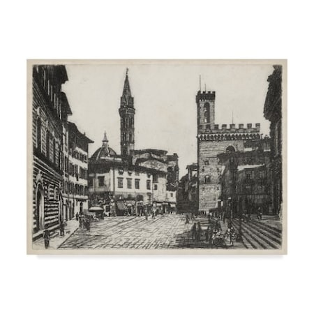 Unknown 'Scenes In Firenze Ii' Canvas Art,18x24